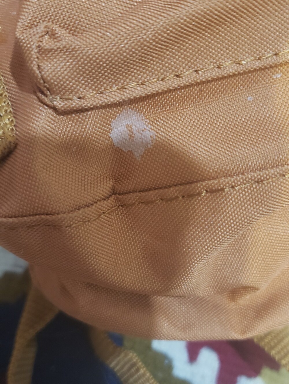 Mini FJall Raven Backpack In Mustard/ Rust - Picture 11 of 11